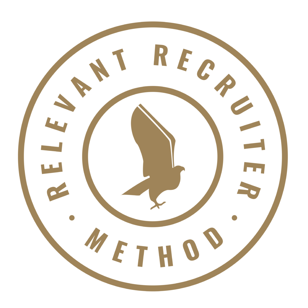 relevant recruiter method logo gold